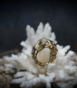Lovely Storm Collection - Diamond and 18 KT Gold Ring.