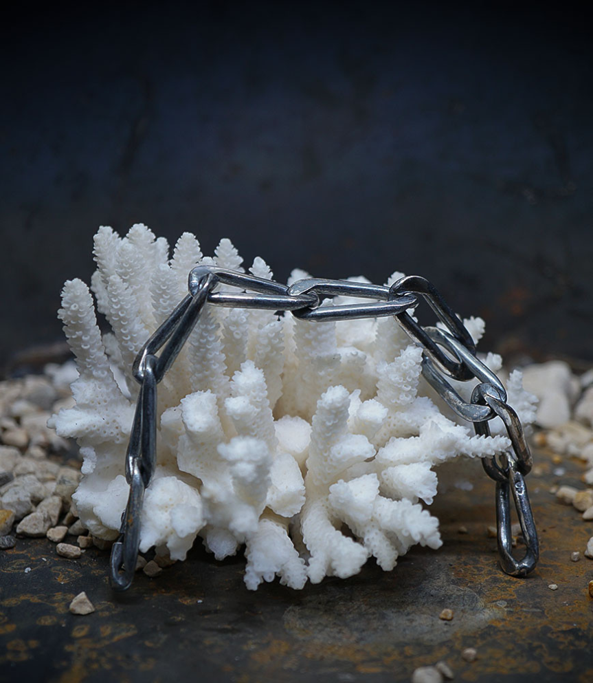 Bracelet en argent massif création Lovely Storm.