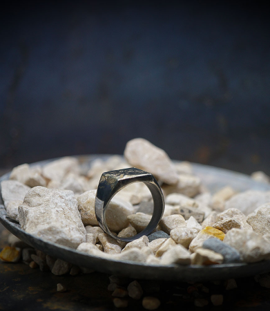 Chevaliere en or et argent ( Lovely Storm Collection)