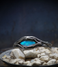 Bracelet Opale et argent massif (Piece unique Krazystones).