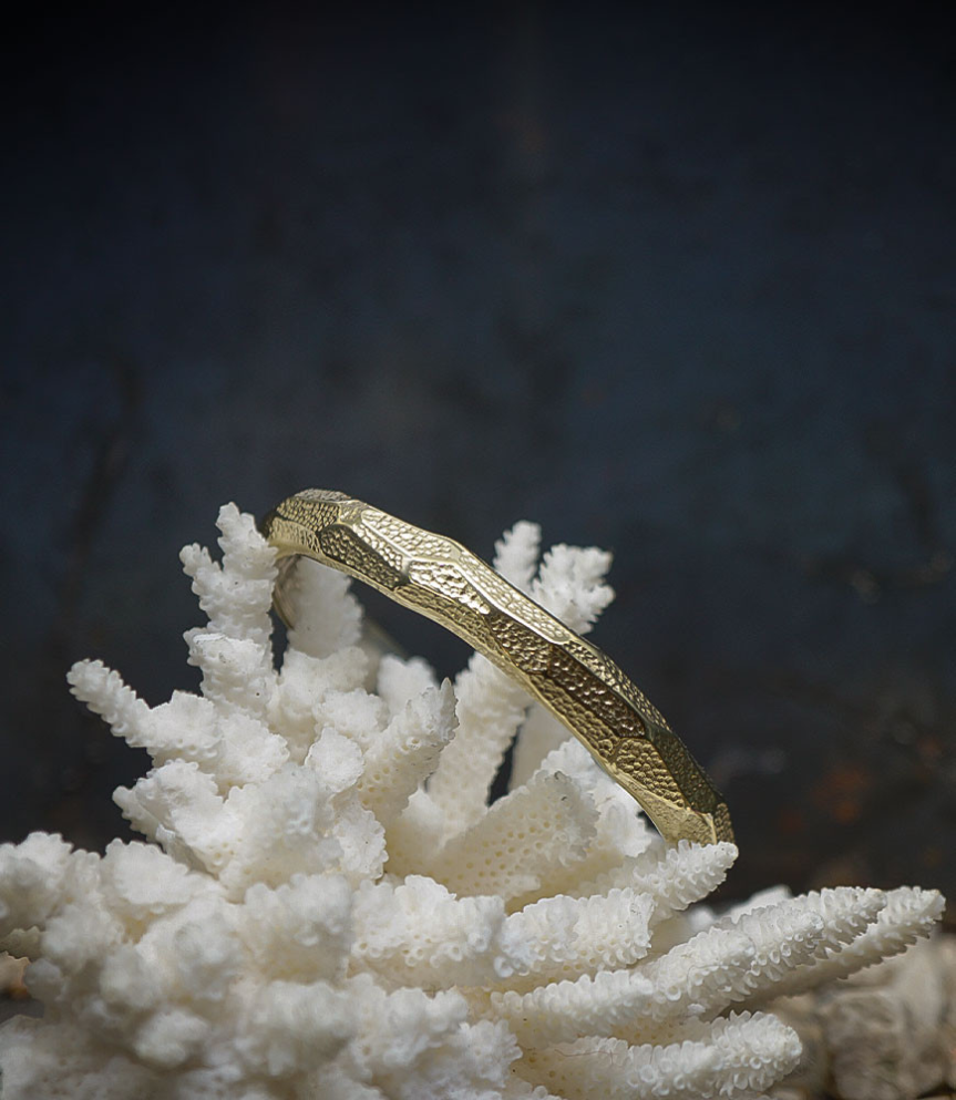 Bracelet en or et argent massif piéce unique Lovely Storm.