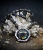 Collier Labradorite en Argent Massif piéce unique Lovely Storm.