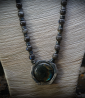 Collier Labradorite en Argent Massif piéce unique Lovely Storm.