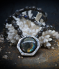 Collier Labradorite en Argent Massif piéce unique Lovely Storm.