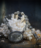 Collier Quartz Tourmaline en Argent Massif piéce unique Lovely Storm.