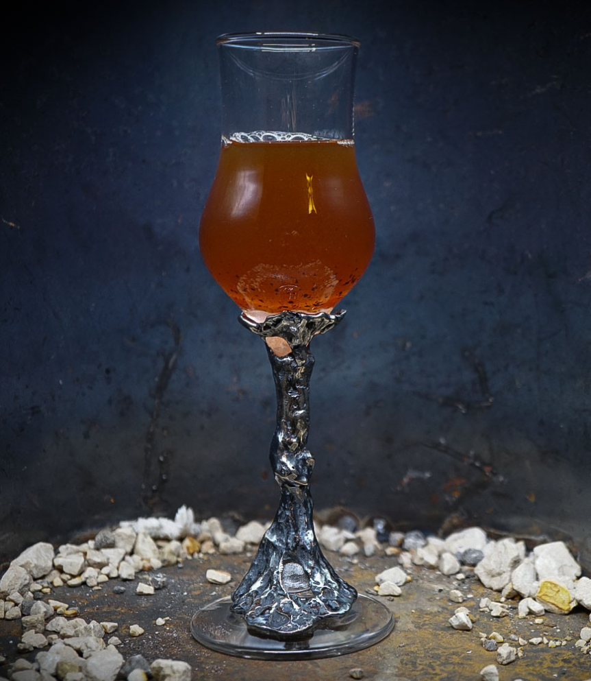 Hephaestus Collection - Solid Silver Glass