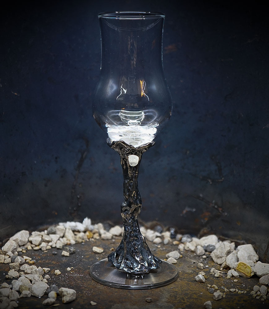 Hephaestus Collection - Solid Silver Glass