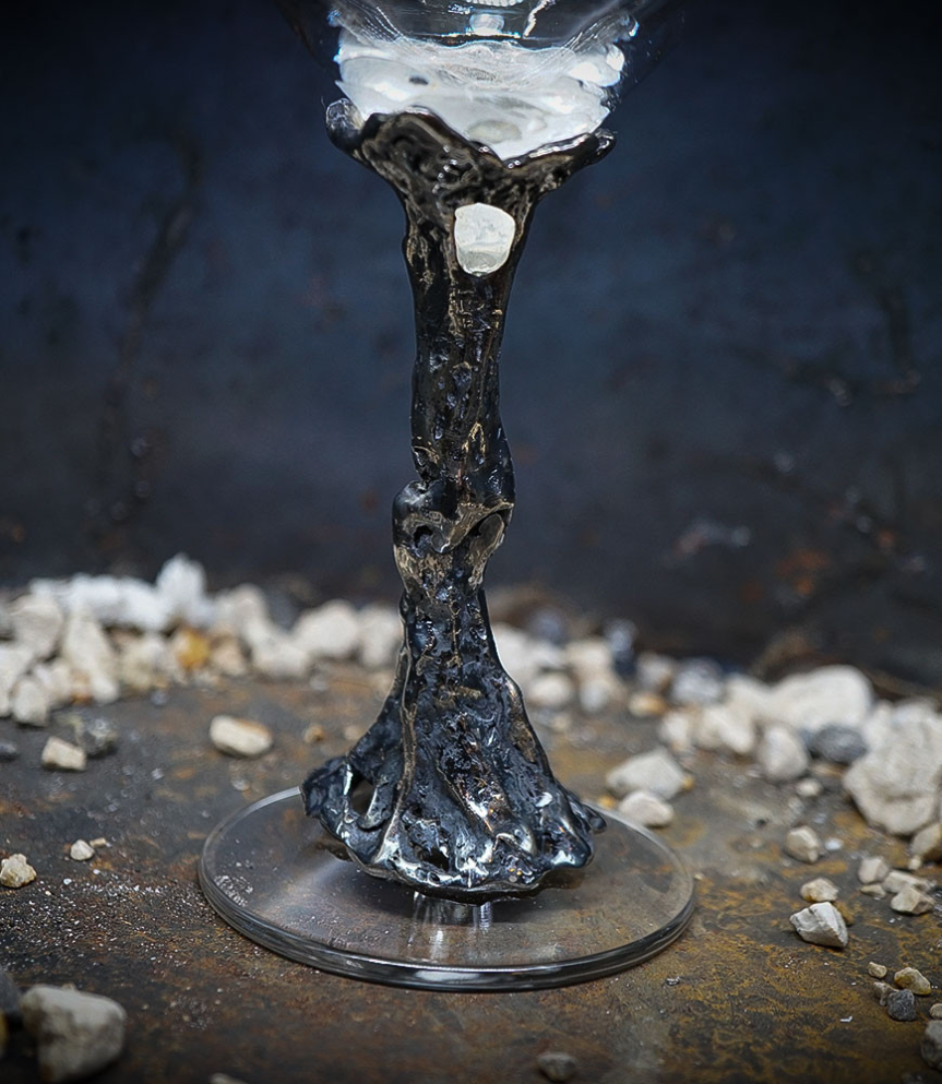 Hephaestus Collection - Solid Silver Glass