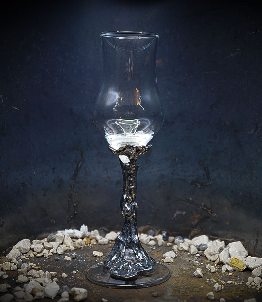 Hephaestus Collection - Solid Silver Glass