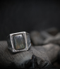 Bagues Argent Massif et labradorite piéce unique créé dans mon atelier.