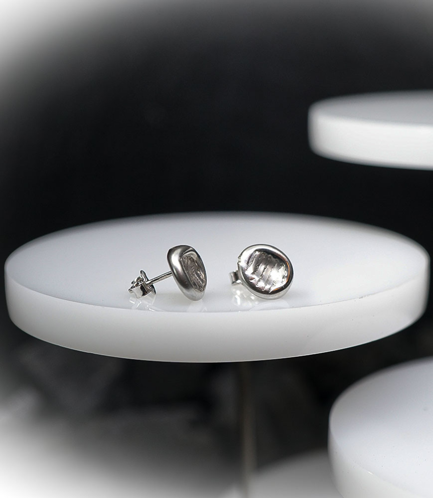 Lovely Storm Collection - Boucle d'oreille en Argent Massif  Matière: Argent massif 925/1000 (Diametre 1cm) Pierre:  Non Poids: