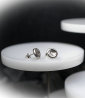 Lovely Storm Collection - Boucle d'oreille en Argent Massif  Matière: Argent massif 925/1000 (Diametre 1cm) Pierre:  Non Poids: