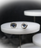 Lovely Storm Collection - Boucles d'oreilles en Argent Massif et Saphir.