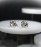 Lovely Storm Collection - Boucle d'oreille en Argent Massif  Matière: Argent massif 925/1000 (Diametre 1,1 cm) Pierre:  Non Poid