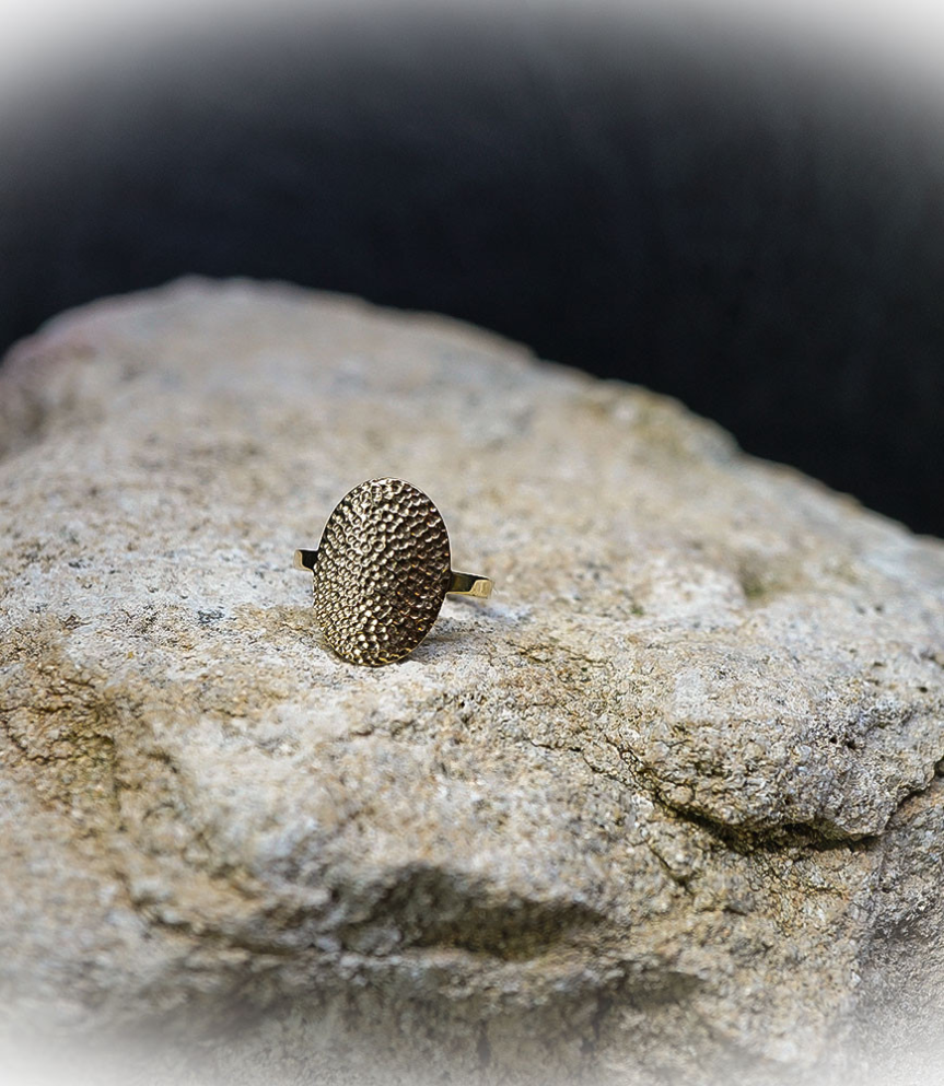Lovely Storm Collection - Bague en Or 18 KT.  Matière: Or 750/1000  Poids: 1,75 grammes
