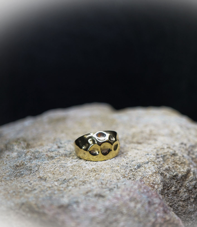Lovely Storm Collection - Bague en Or 18 KT.  Matière: Or 750/1000 Poids: 4,25 grammes