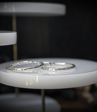 Lovely Storm Collection - Boucle d'oreille en Argent Massif  Matière: Argent massif 925/1000  Pierre:  Non Poids: 3,70 grammes