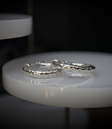 Lovely Storm Collection - Boucle d'oreille en Argent Massif