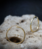 Boucles d'oreilles en or 750/ 1000 de la nouvelle collection de Lovely Storm.