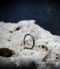 Lovely Storm Collection - Hammered Ring in Sterling Silver    Material: 925 Sterling Silver  Stone: None  Weight: 3.3 grams