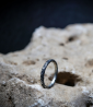 Lovely Storm Collection - Hammered Ring in Sterling Silver    Material: 925 Sterling Silver  Stone: None  Weight: 3.3 grams