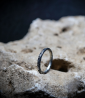 Lovely Storm Collection - Hammered Ring in Sterling Silver    Material: 925 Sterling Silver  Stone: None  Weight: 3.3 grams