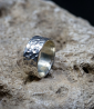 Lovely Storm Collection - Sterling Silver Hammered Ring    Material: 925 Sterling Silver  Stone: No  Weight: 6.2 grams