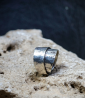 Lovely Storm Collection - Sterling Silver Ring (19mm width)    Material: 925 Sterling Silver  Stone: No  Weight: 9.4 grams