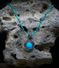 Collier Turquoise en Argent Massif