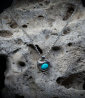 Lovely Storm Collection - Collier Turquoise en Argent Massif  Matière: Argent massif 925/1000 Pierre: Turquoise 2,6 carats  Poid