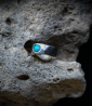 Sterling Silver and Turquoise Rings  Material: Sterling Silver 925/1000 Stone: Turquoise (1.5 carats) Weight: 6.7 grams