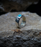 Sterling Silver and Turquoise Rings  Material: Sterling Silver 925/1000 Stone: Turquoise (1.5 carats) Weight: 6.7 grams