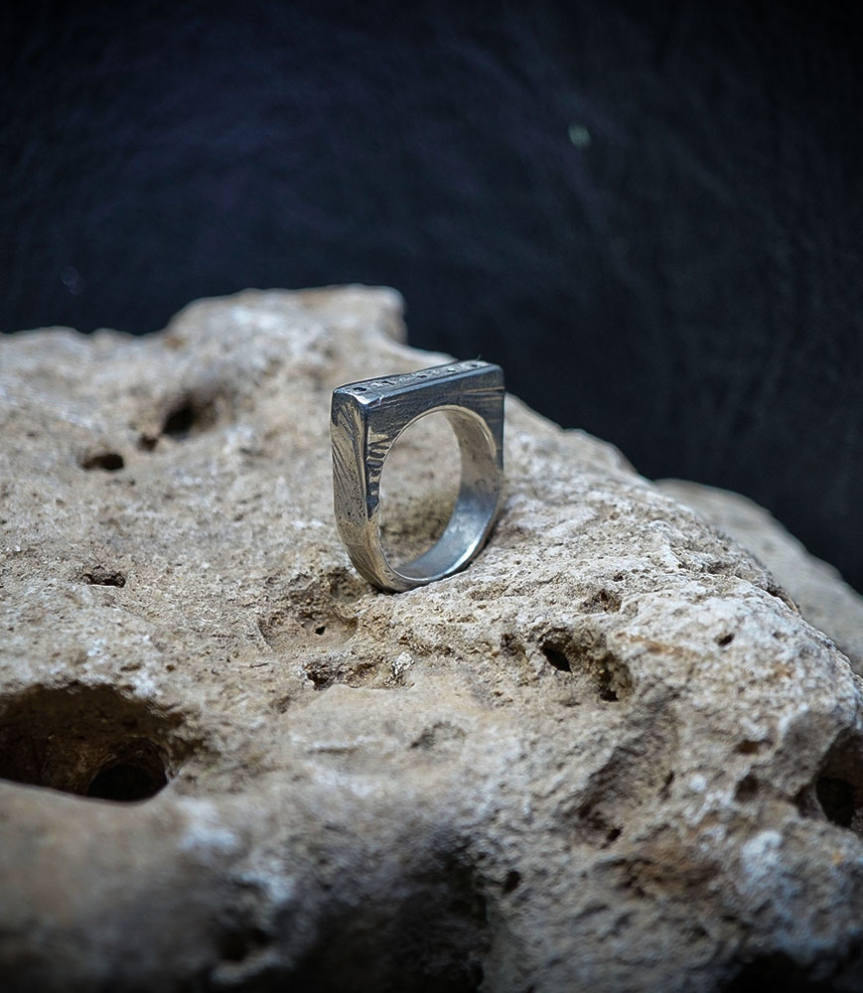 Lovely Storm Collection - Diamond and Sterling Silver Ring (7mm width)    Material: 925 Sterling Silver  Stone: Diamond (0.42 ca