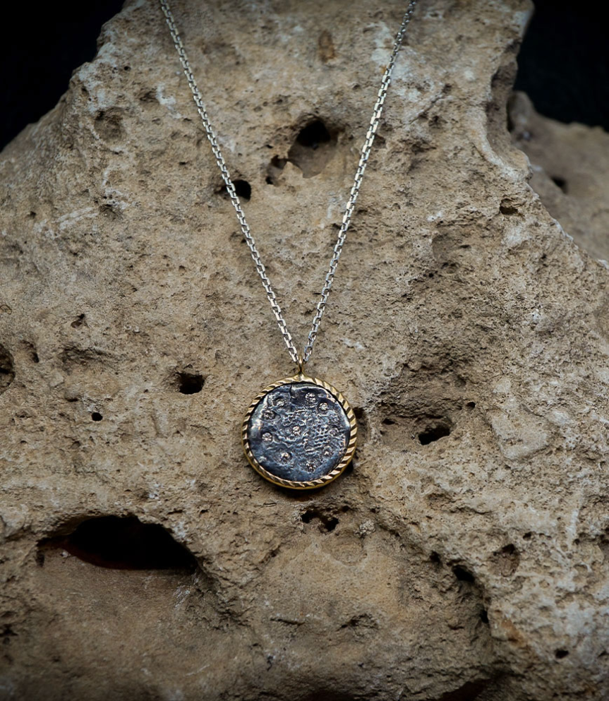 Lovely Storm Collection - Collier Diamant en Or et Argent Massif.  Matière: Argent 925/1000 (4,8 grammes) Or 750/1000 (1,2 gramm