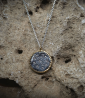 Lovely Storm Collection - Collier Diamant en Or et Argent Massif.  Matière: Argent 925/1000 (4,8 grammes) Or 750/1000 (1,2 gramm