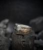 Krazy Stones Collection - Bagues Argent Massif et diamants  Matière: Argent massif 925/1000 Pierre: Diamant (0.18 carat) Poids: 