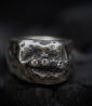 Krazy Stones Collection - Bagues Argent Massif et diamants  Matière: Argent massif 925/1000 Pierre: Diamant (0.18 carat) Poids: 