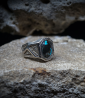 Geologic Collection - Sterling Silver and Turquoise Rings    Material: Sterling Silver 925/1000  Stone: Turquoise (3.1 carats)  