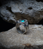 Geologic Collection - Sterling Silver and Turquoise Rings    Material: Sterling Silver 925/1000  Stone: Turquoise (3.1 carats)  