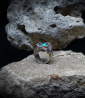 Geologic Collection - Sterling Silver and Turquoise Rings    Material: Sterling Silver 925/1000  Stone: Turquoise (3.1 carats)  