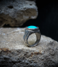 Geologic Collection - Sterling Silver and Turquoise Rings    Material: 925/1000 Sterling Silver  Stone: Turquoise (3.70 carats) 