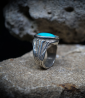 Geologic Collection - Sterling Silver and Turquoise Rings    Material: 925/1000 Sterling Silver  Stone: Turquoise (3.70 carats) 