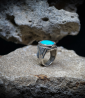 Geologic Collection - Sterling Silver and Turquoise Rings    Material: 925/1000 Sterling Silver  Stone: Turquoise (3.70 carats) 