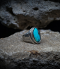 Geologic Collection - Sterling Silver and Turquoise Rings    Material: Sterling Silver 925/1000  Stone: Turquoise (5.90 carats) 