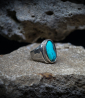 Geologic Collection - Sterling Silver and Turquoise Rings    Material: Sterling Silver 925/1000  Stone: Turquoise (5.90 carats) 