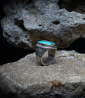 Geologic Collection - Sterling Silver and Turquoise Rings    Material: Sterling Silver 925/1000  Stone: Turquoise (5.90 carats) 