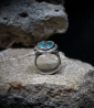 Geologic Collection - Sterling Silver and Turquoise Rings    Material: 925/1000 Sterling Silver  Stone: Turquoise (1.5 carats)  