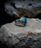 Geologic Collection - Sterling Silver and Turquoise Rings    Material: 925/1000 Sterling Silver  Stone: Turquoise (1.5 carats)  