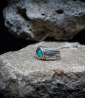 Geologic Collection - Sterling Silver and Turquoise Rings    Material: 925/1000 Sterling Silver  Stone: Turquoise (1.5 carats)