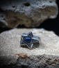 Sterling Silver and Star Sapphire Rings    Material: 925 Sterling Silver  Stone: Sapphire (1.25 carats)  Weight: 23.5 grams